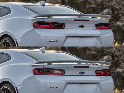 camaro Before and After Smoked Taillights