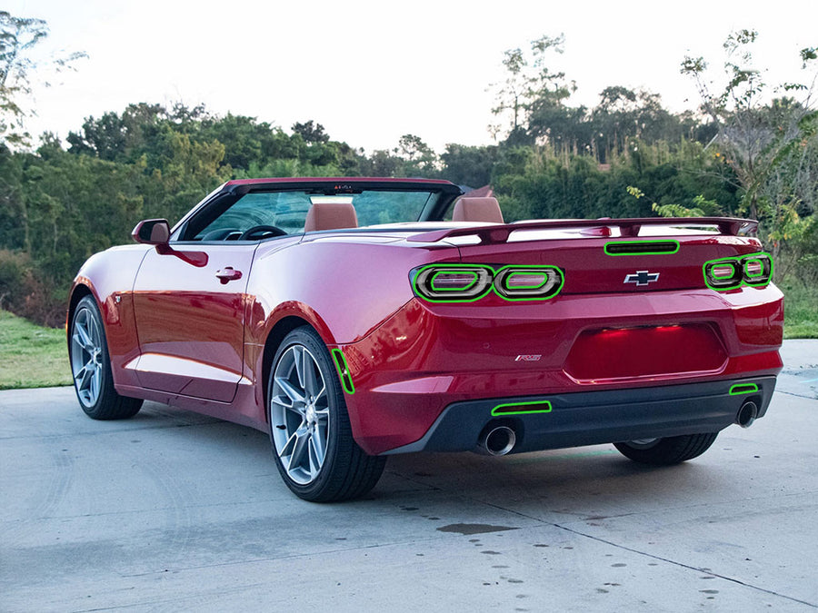 camaro Tail Light Tint Installation Points