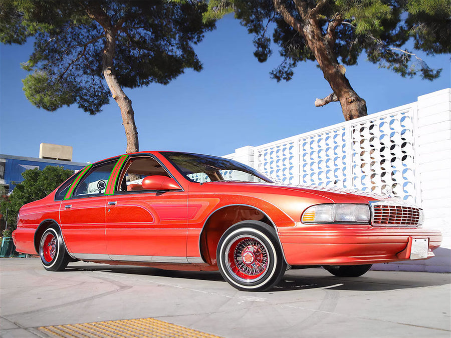 chevrolet caprice 1991-1996 (sedan) Pillar Post Trim Installation Location