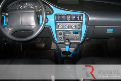Blue Custom Dash Kit~Chevrolet Cavalier Custom Dash Trim Kit~2