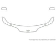 cavalier 3M Clear Bra Hood Precut PPF Diagram