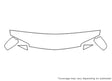 cavalier Avery Dennison Clear Bra Hood Precut PPF Diagram