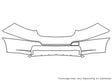city express Avery Dennison Clear Bra Bumper Precut PPF Diagram