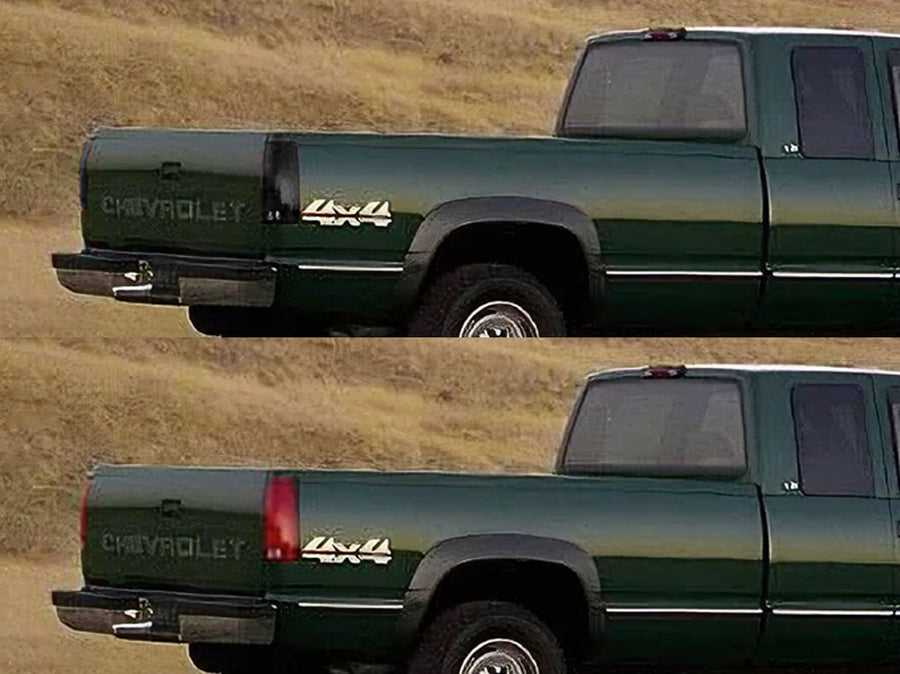 ck Before and After Smoked Taillights