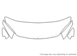 cobalt 3M Clear Bra Hood Precut PPF Diagram