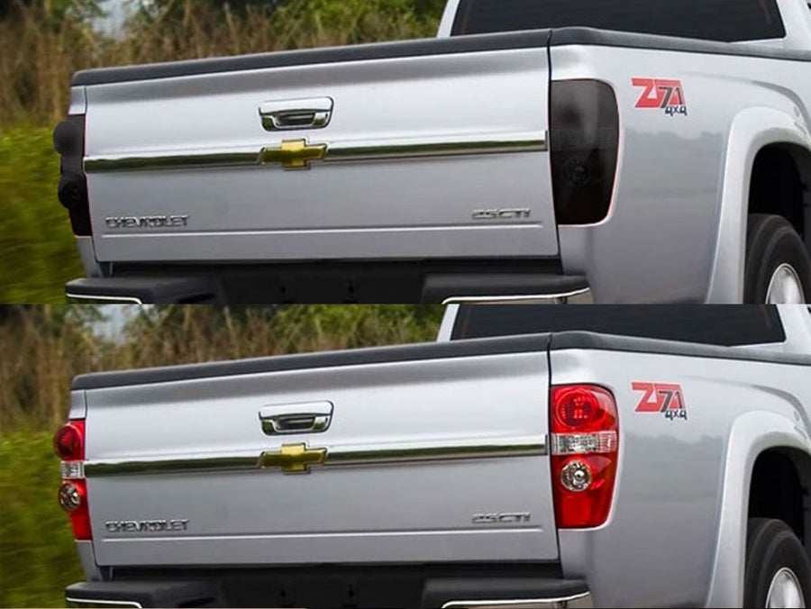 colorado Before and After Smoked Taillights