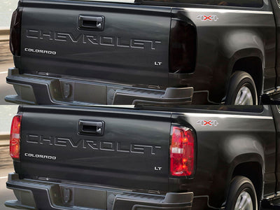 colorado Before and After Smoked Taillights