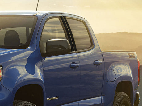 chevrolet colorado 2023-2024 Brushed Aluminum Black Pillar Cover Diagram