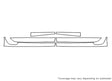 corvette Avery Dennison Clear Bra Door Cup Precut PPF Diagram