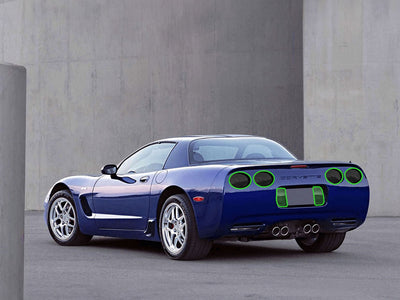 corvette Tail Light Tint Installation Points