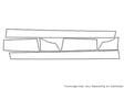 corvette 3M Clear Bra Door Cup Precut PPF Diagram