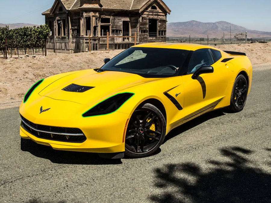 chevrolet corvette 2014-2019 Headlight Tint Location
