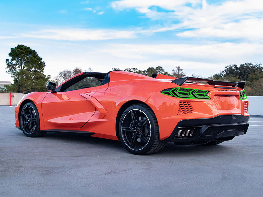 corvette Tail Light Tint Installation Points