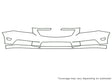 cruze Avery Dennison Clear Bra Bumper Precut PPF Diagram