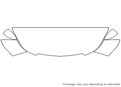 cruze Avery Dennison Clear Bra Hood Precut PPF Diagram