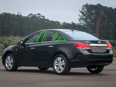 chevrolet cruze 2011-2015 Pillar Post Trim Installation Location