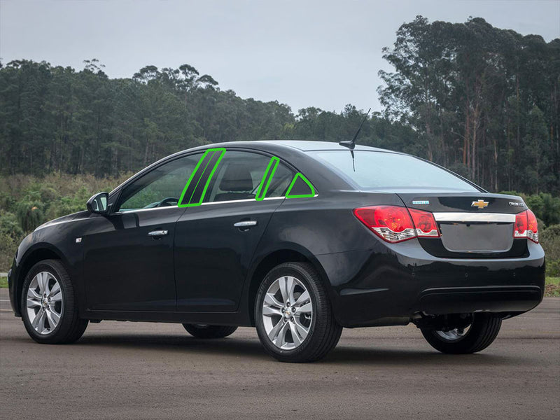 chevrolet cruze 2011-2015 Pillar Post Trim Installation Location