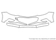 cruze 3M Clear Bra Bumper Precut PPF Diagram