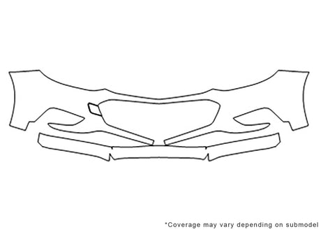 cruze 3M Clear Bra Bumper Precut PPF Diagram