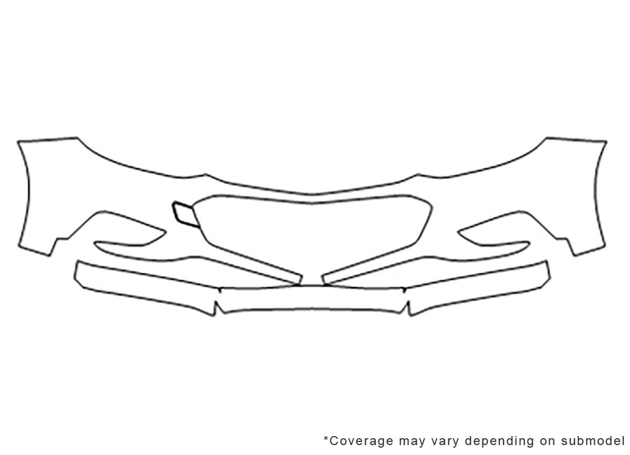 cruze 3M Clear Bra Bumper Precut PPF Diagram