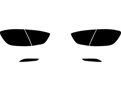 cruze (sedan) Precut Tail Light Tint Diagram