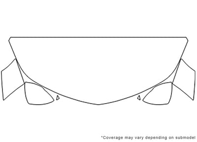 cruze Avery Dennison Clear Bra Hood Precut PPF Diagram
