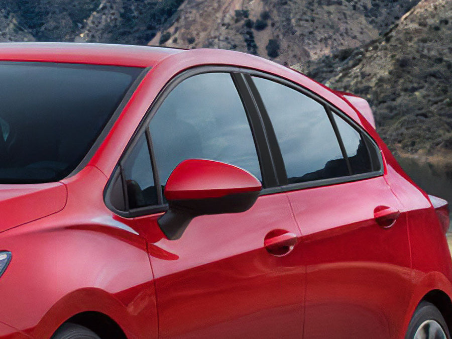 chevrolet cruze 2016-2019 Gloss Black Pillar Cover Diagram