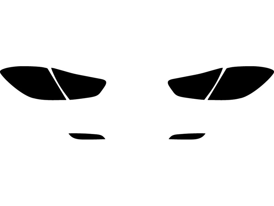 cruze (hatchback) Precut Tail Light Tint Diagram