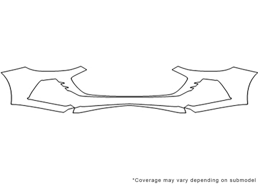 cruze Avery Dennison Clear Bra Bumper Precut PPF Diagram