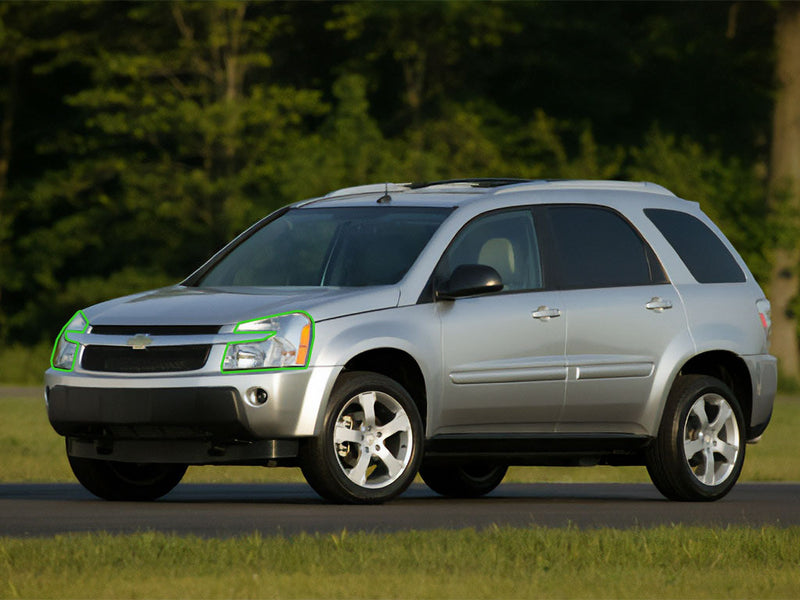 chevrolet equinox 2005-2009 Headlight Protection Installation Location