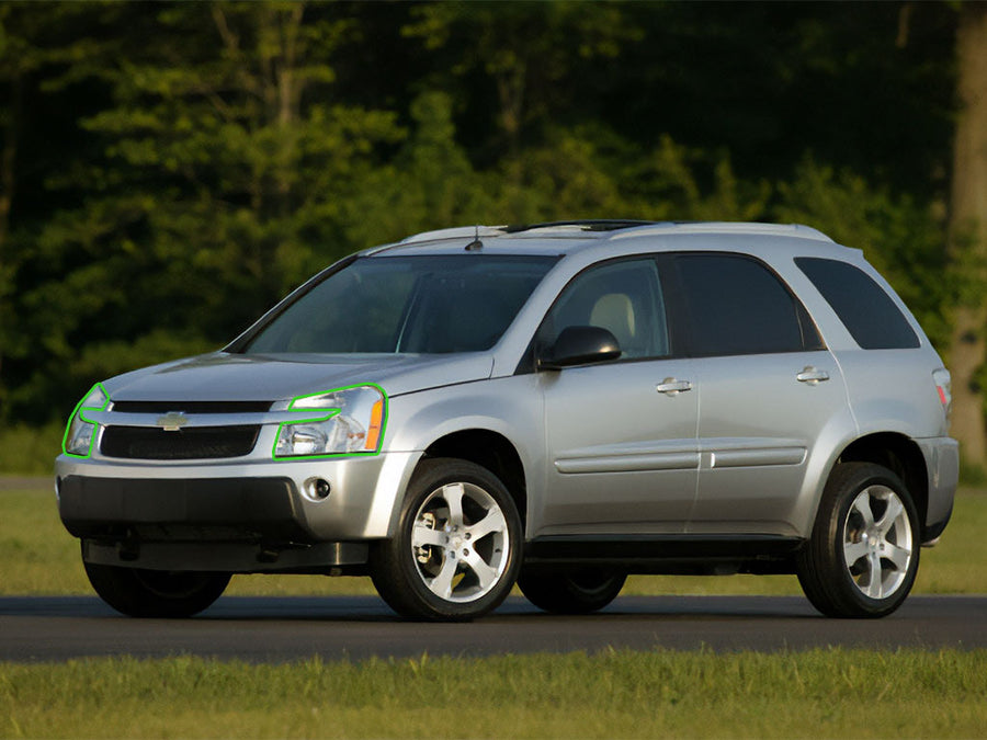 chevrolet equinox 2005-2009 Headlight Protection Installation Location