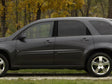 chevrolet equinox 2005-2009 Brushed Aluminum Black Pillar Cover Diagram