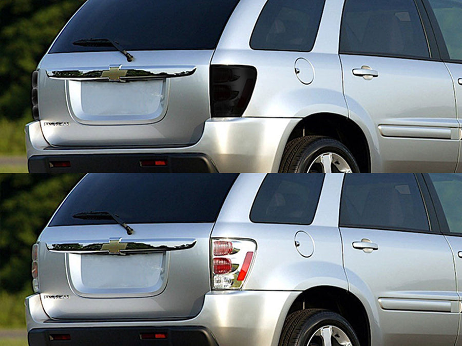 equinox Before and After Smoked Taillights