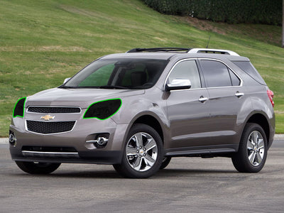 chevrolet equinox 2010-2012 Headlight Tint Location