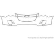 equinox 3M Clear Bra Bumper Precut PPF Diagram