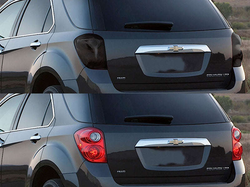 equinox Before and After Smoked Taillights