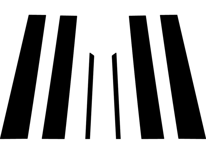 chevrolet equinox 2010-2017 Camo Pillar Trim Diagram