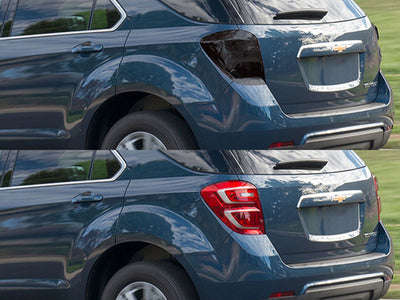 equinox Before and After Smoked Taillights