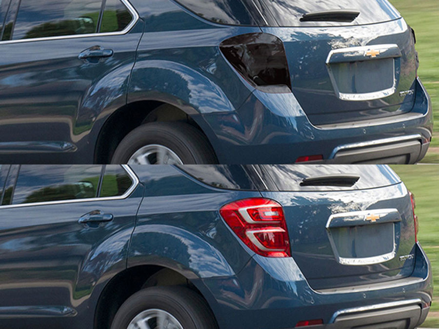 equinox Before and After Smoked Taillights