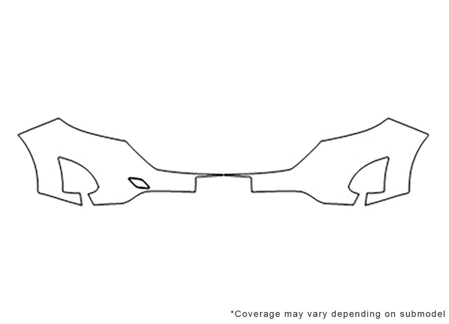equinox Avery Dennison Clear Bra Bumper Precut PPF Diagram