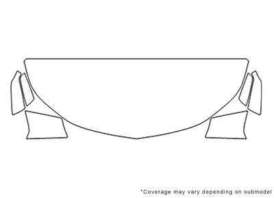 equinox 3M Clear Bra Hood Precut PPF Diagram