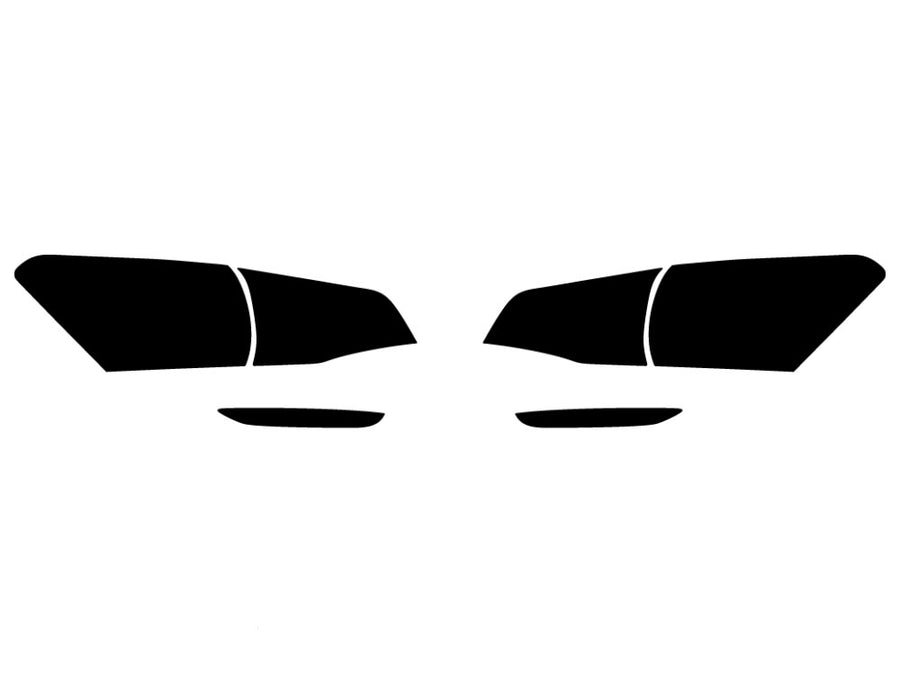 equinox Precut Tail Light Tint Diagram