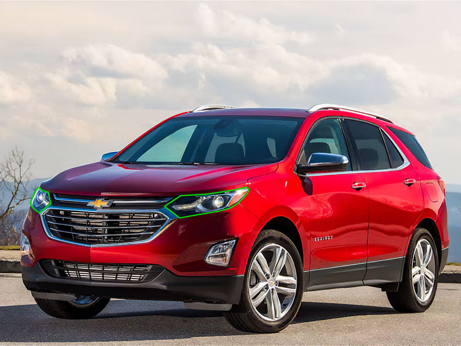 chevrolet equinox 2018-2021 Headlight Protection Installation Location