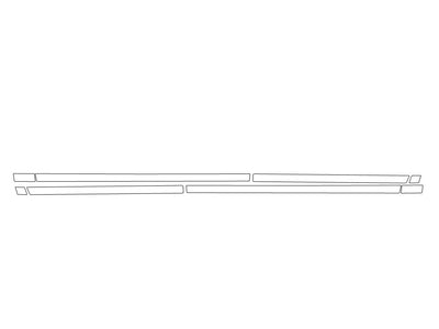 equinox 3M Clear Bra Door Cup Precut PPF Diagram