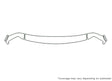 express Avery Dennison Clear Bra Hood Precut PPF Diagram