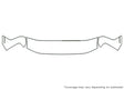 express 3M Clear Bra Hood Precut PPF Diagram