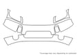 hhr Avery Dennison Clear Bra Bumper Precut PPF Diagram