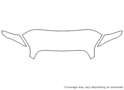 hhr Avery Dennison Clear Bra Hood Precut PPF Diagram