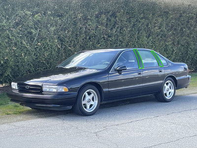 chevrolet impala 1994-1996 Pillar Post Trim Installation Location