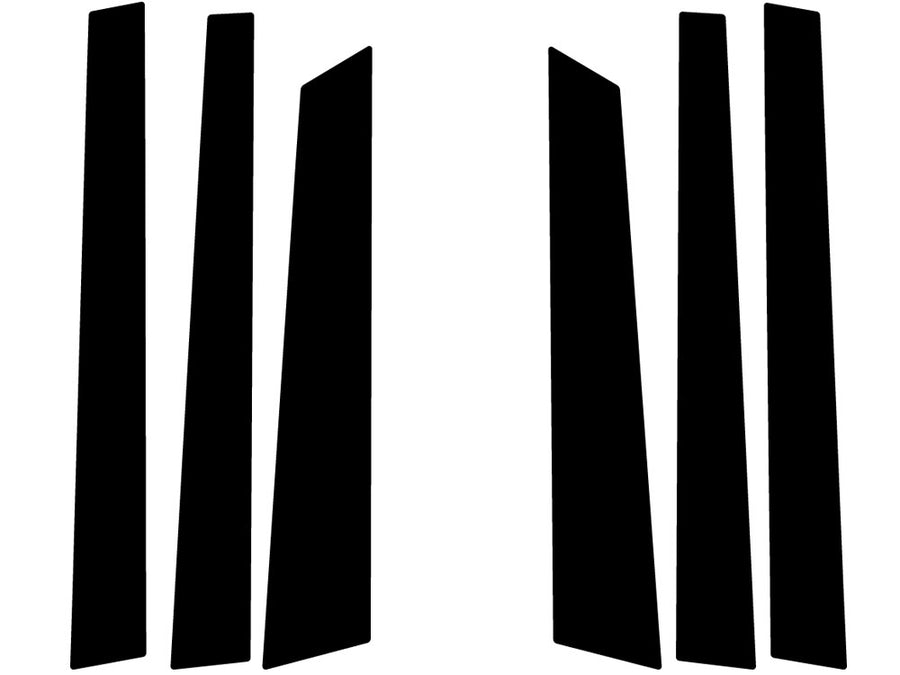 chevrolet impala 1994-1996 Camo Pillar Trim Diagram